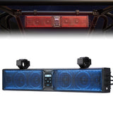 6 Speaker 26 Inch RGB Bluetooth Sound Bar for Can Am Maverick/X3/ Trail/ Defender/ Commander