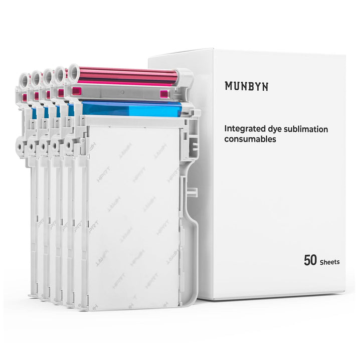 MUNBYN 2"x3" Premium Instant Photo Paper Automatic Lamination - Kemimoto