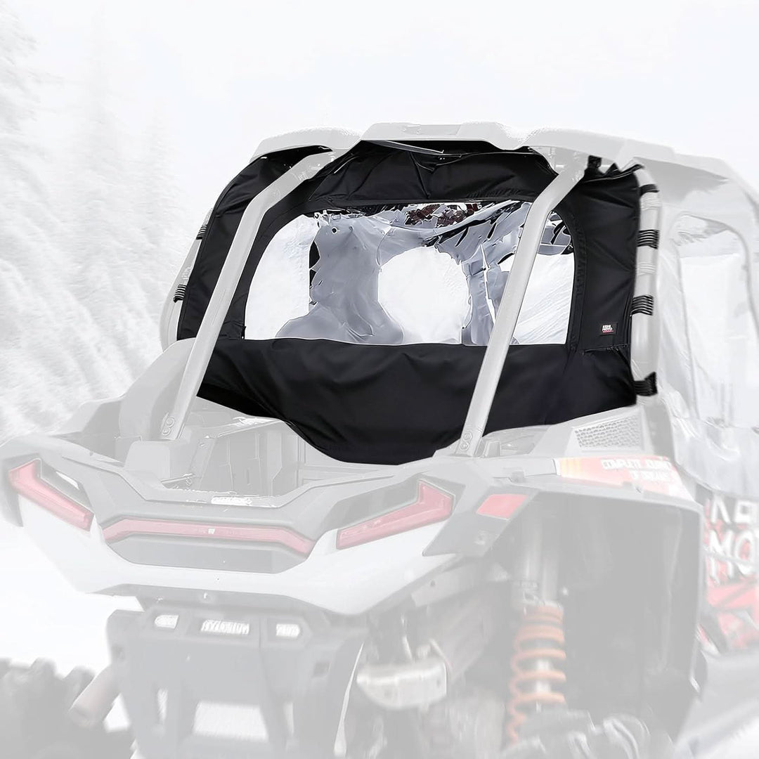Soft Rear Windshield for 2014+ Polaris RZR XP/XP 4 1000, 2016+ Polaris RZR XP/XP 4 Turbo - Kemimoto