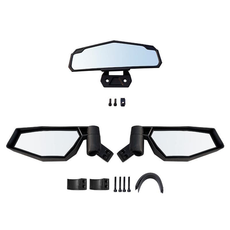 Side Mirrors & Rear View Mirror for Polaris RZR XP 1000/4 2024-2025 - Kemimoto