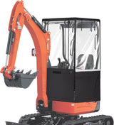 Mini Excavator Cover 600D Oxford Fabric for Bobcat E20 & Kubota U17 (1760-3530 lbs)