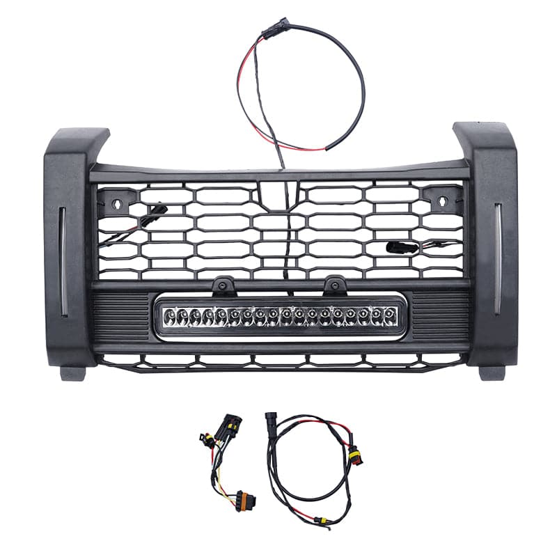 Front Mesh Grill with Accent Light for Polaris XPEDITION ADV/XP - Kemimoto