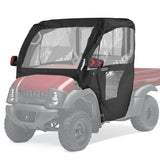 Puertas con cabina de lona para Kawasaki Mule 600 610 (modelos 2015 y anteriores)