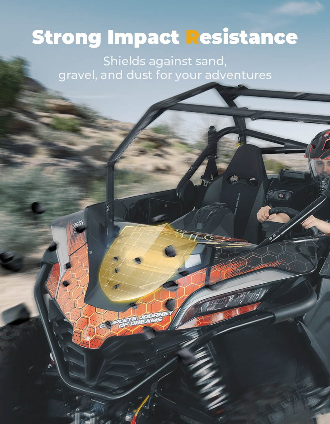 UTV Hood Scoop with Light for CFMOTO ZForce 950 2020+ - Kemimoto