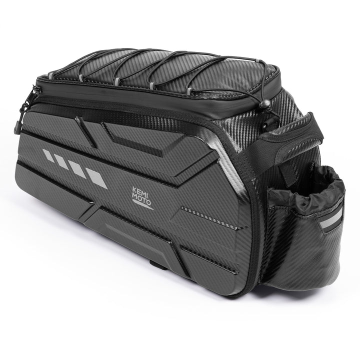 15L Capacity Hard Shell Bicycle Rear Rack Bag - Kemimoto