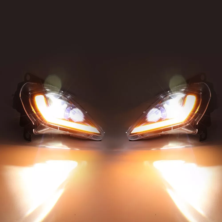 LED Headlights Set for 2006-2024 YAMAHA YFZ 450 RAPTOR 350 700 700R - Kemimoto