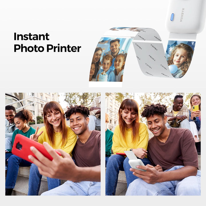 MUNBYN 2"x3" Premium Instant Photo Paper Automatic Lamination - Kemimoto
