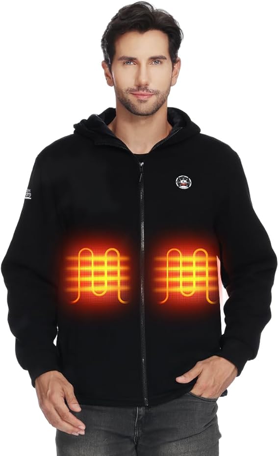 Heated Hoodie with Battery Pack