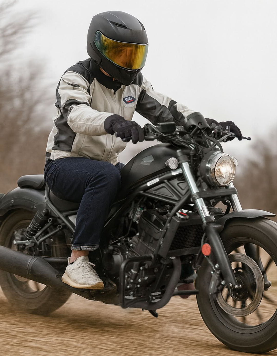Men’s Tactical Gloves Winter Warm Touchscreen Motorcycle Riding Gloves - Kemimoto
