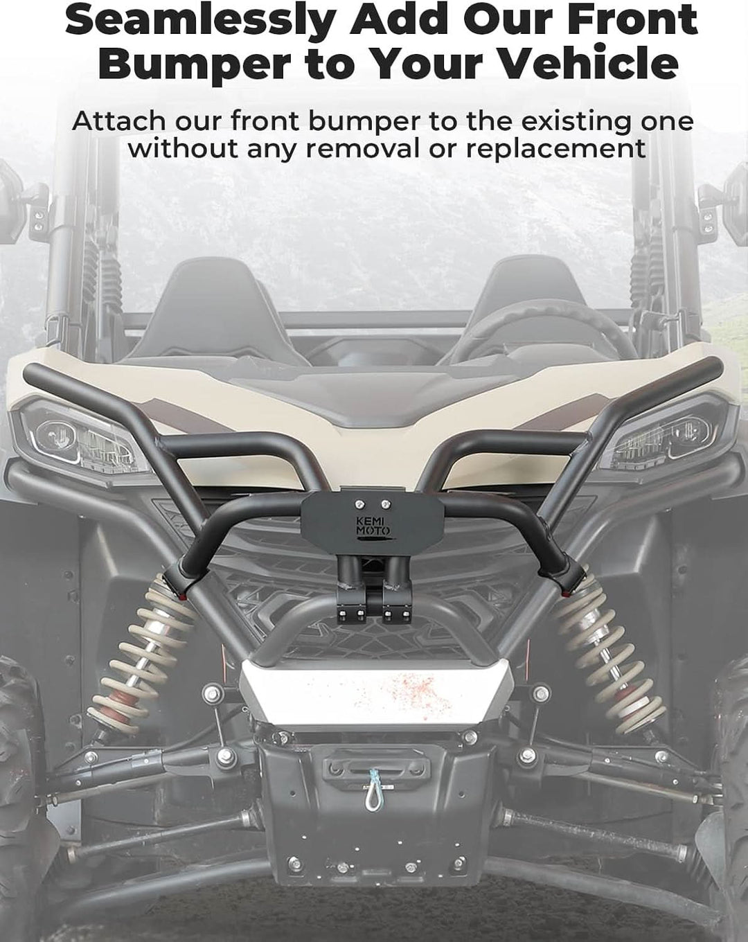 Kemimoto Front Bumper for CFMOTO ZForce 950 Sport | 950 Trail | 800 Trail