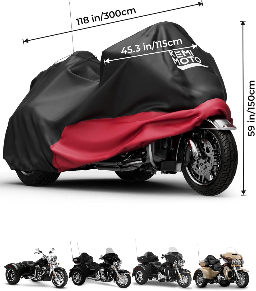 Motorcycle Cover for Trike Models - Kemimoto