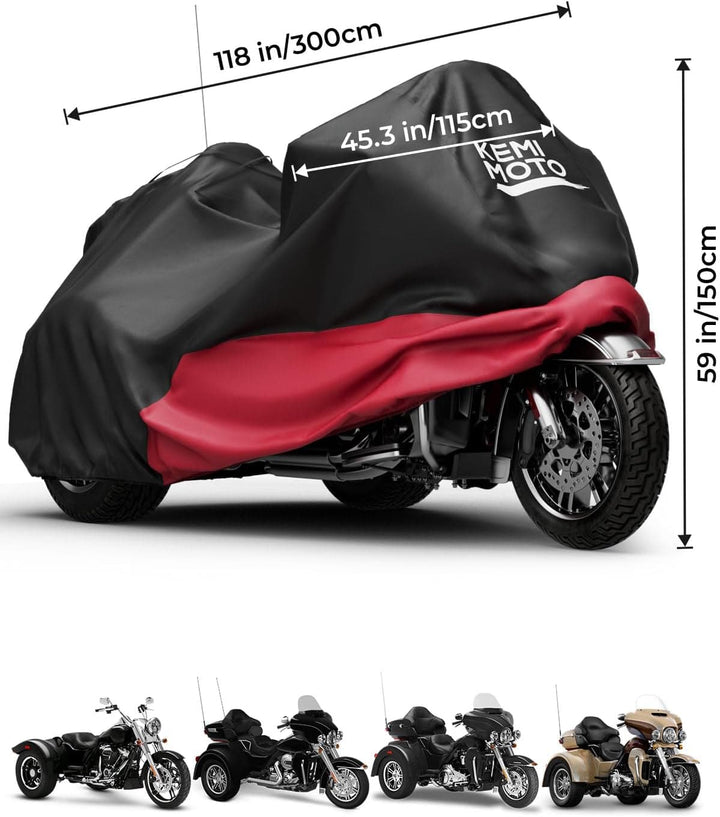 Motorcycle Cover for Trike Models - Kemimoto