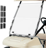 Parabrisas transparente plegable para carrito de golf Club Car DS 2000+