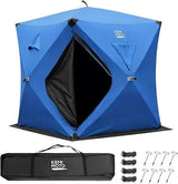 Pop-Up Ice Fishing Shelter Lightweight Blackout Tent