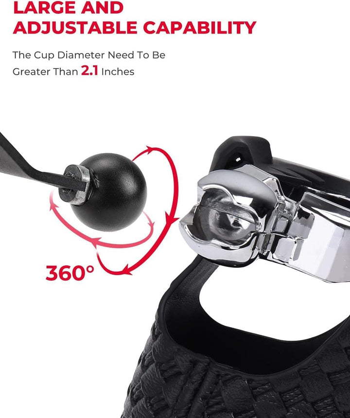 Motorcycle Cup Holder with Perch Mount - Kemimoto