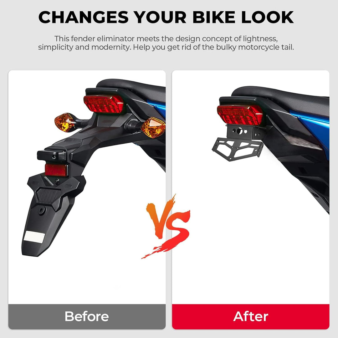 License Plate Bracket for Grom MSX125 2020-2017 - Kemimoto