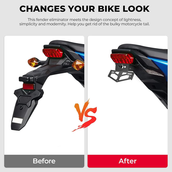 License Plate Bracket for Grom MSX125 2020-2017 - Kemimoto