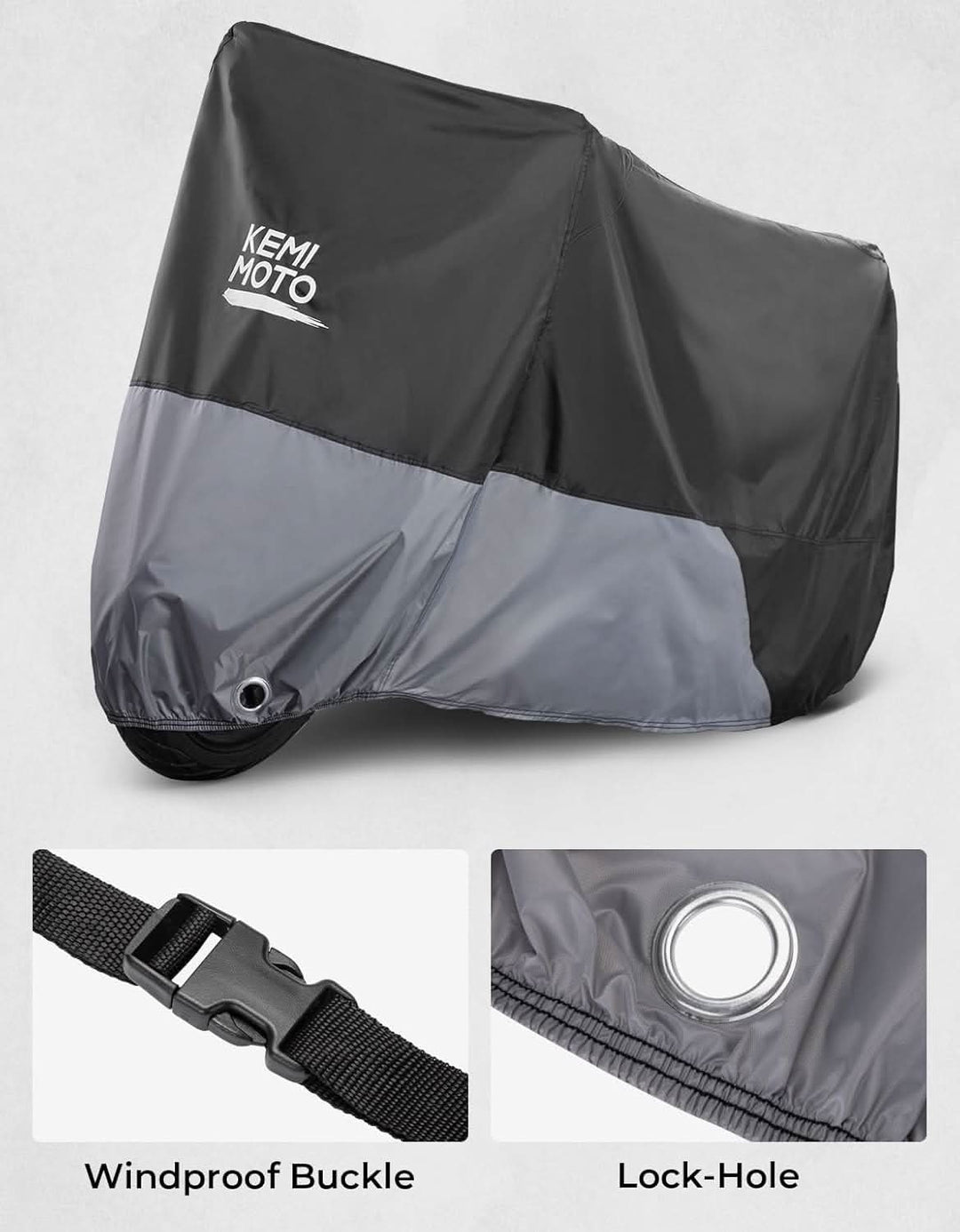 420D Motorcycle Cover for Sport Bike YZF-R1 R6 Ninja 400 Z400 ZX-6R - Kemimoto
