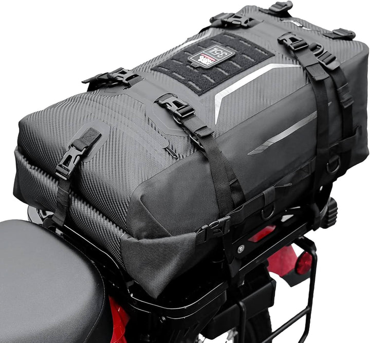Motorcycle Tail Bag 35L Totally Waterproof Backpack - Kemimoto