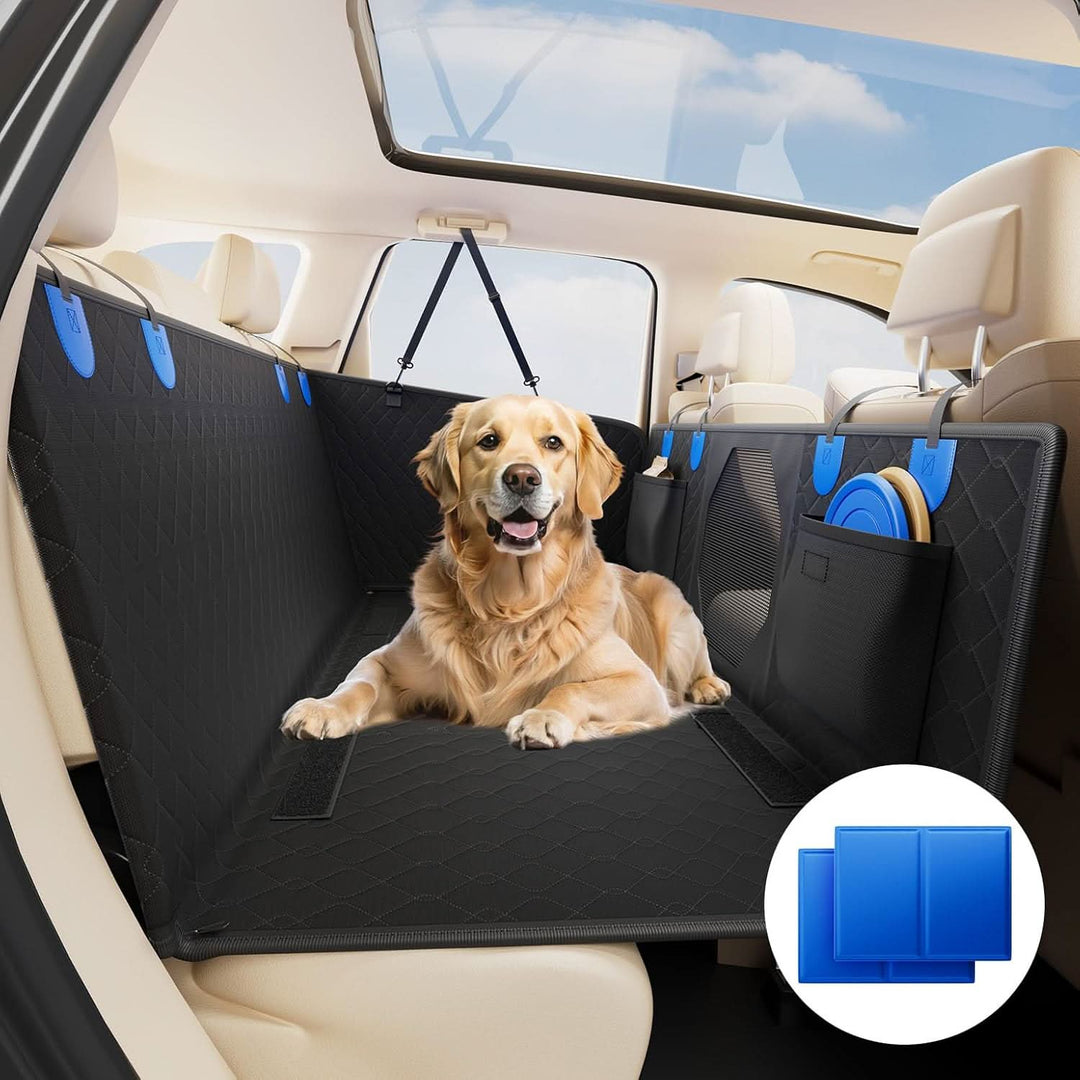 JOYTUTUS Back Seat Extender for Dogs with Hard Bottom - Kemimoto
