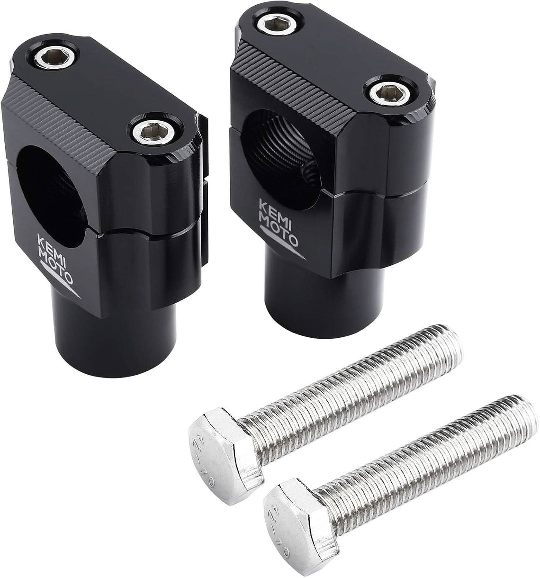 1 Inch Aluminum Handlebar Risers, Universal fit for Motorcycle/ATV Dirt Bike - Kemimoto