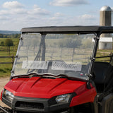 Parabrisas delantero ventilado, con revestimiento duro resistente a los arañazos para Polaris Ranger Midsize 400 2010-2014