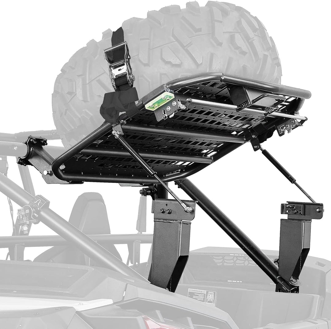 UTV Spare Tire Carrier for Polaris RZR XP 1000 / XP 4 1000 2024-2025 - Kemimoto