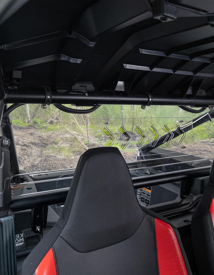 Vented Clear Rear Windshield for Polaris RZR XP 1000 2024-2025 - Kemimoto