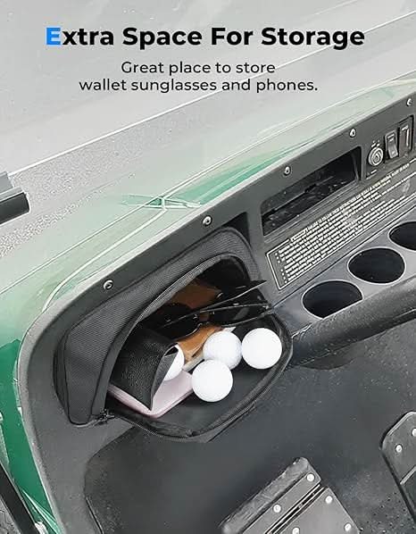 Golf Cart Dash Storage Bag for EZ-GO TXT 1993-2013 Dashboard - Kemimoto