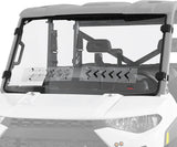 2-IN-1 Vented Windshield for Polaris Ranger XP 900/XP 1000/Crew 2014-2026