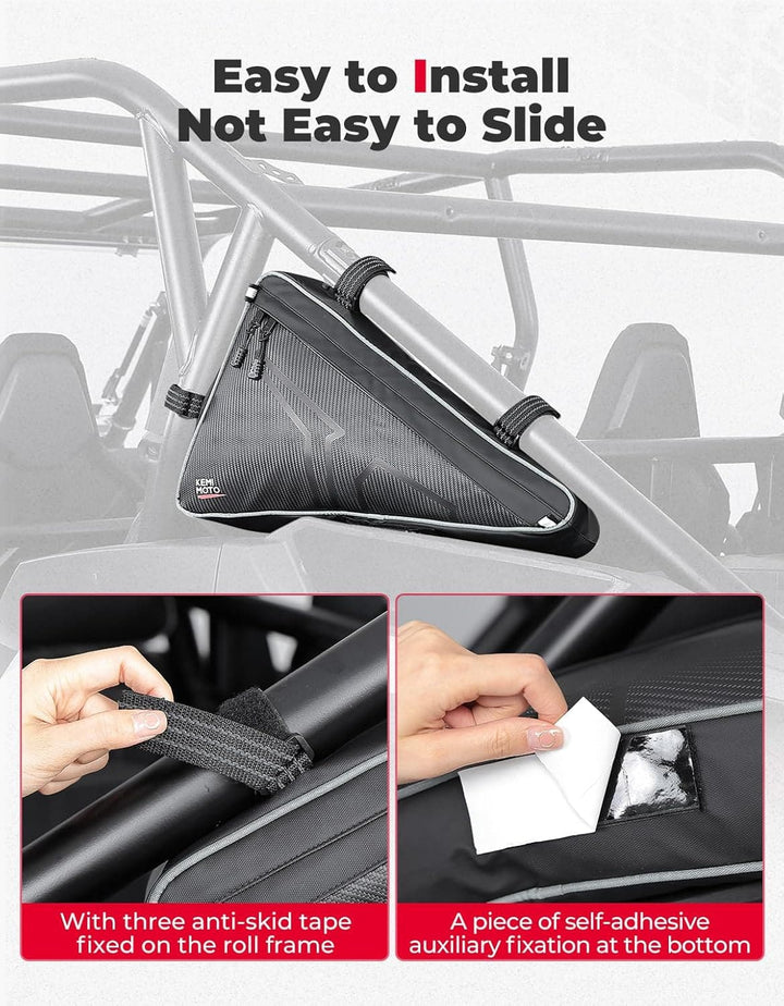 UTV Storage Bags Side Tool Bags for Polaris RZR XP 1000/4 2024-2025 - Kemimoto