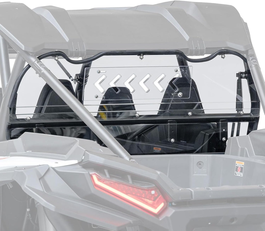 Vented Clear Rear Windshield for Polaris RZR XP 1000 2024-2025 - Kemimoto