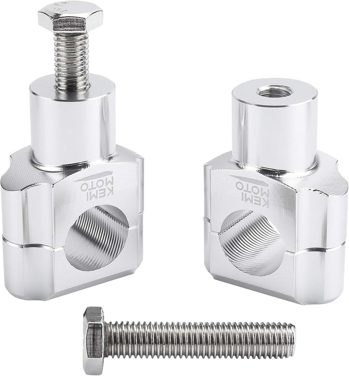 1 Inch Motorcycle Handlebar Risers, Aluminum Alloy Motorcycle Risers - Kemimoto