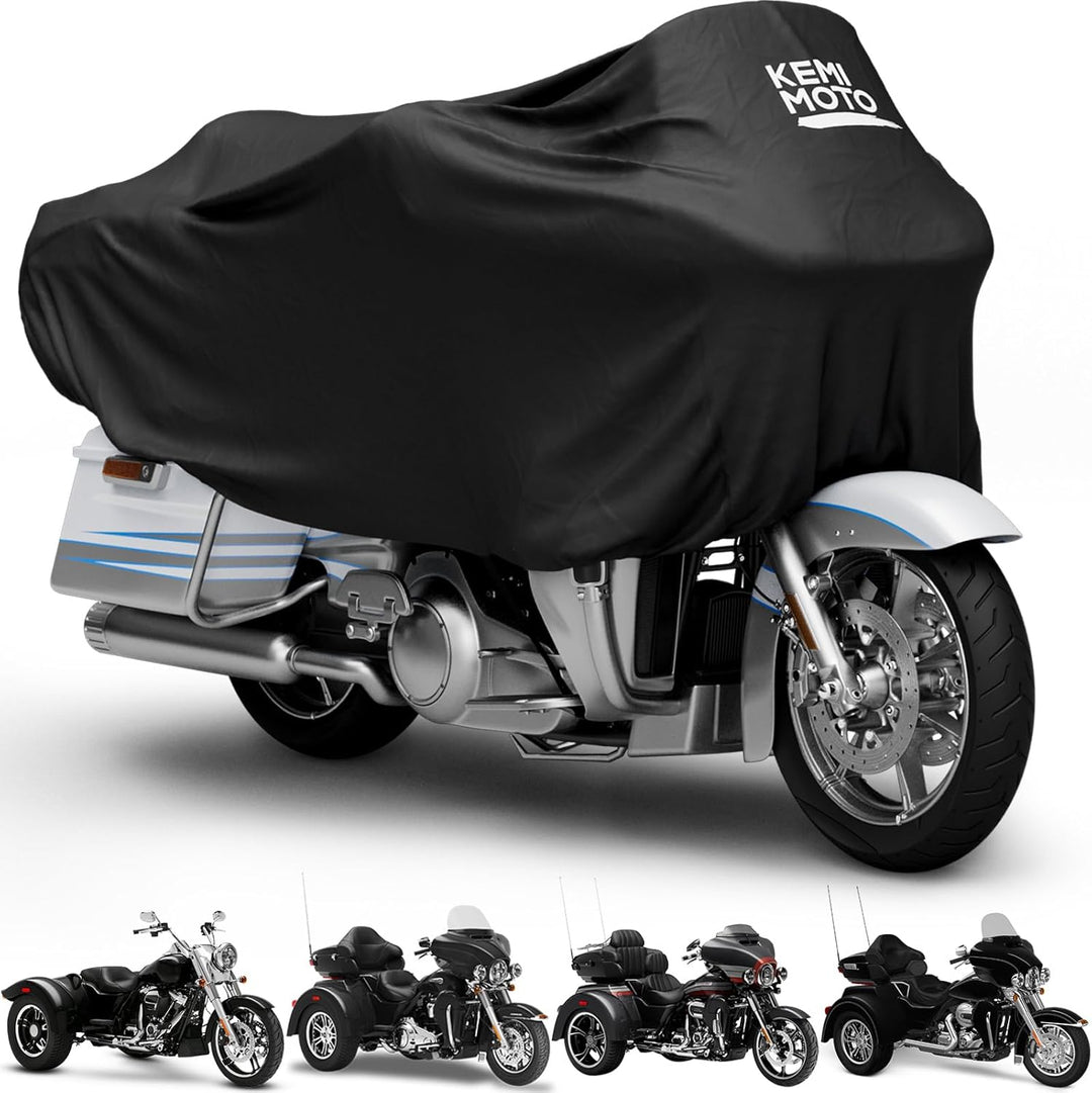Motorcycle Cover Half Cover for Touring Models Road King Street Glide Road Glide - Kemimoto