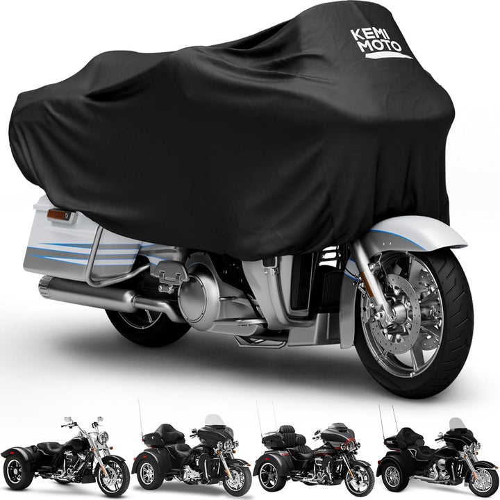 Motorcycle Cover Half Cover for Touring Models Road King Street Glide Road Glide - Kemimoto