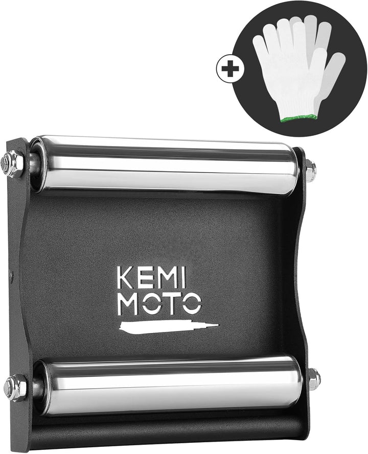 Motorcycle Wheel Cleaning Stand Portable Wheel Roller Stand Support Parking - Kemimoto