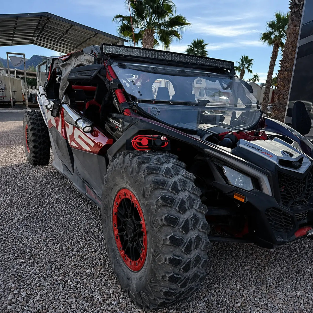 Flip Windshield & Lower Doors Setup