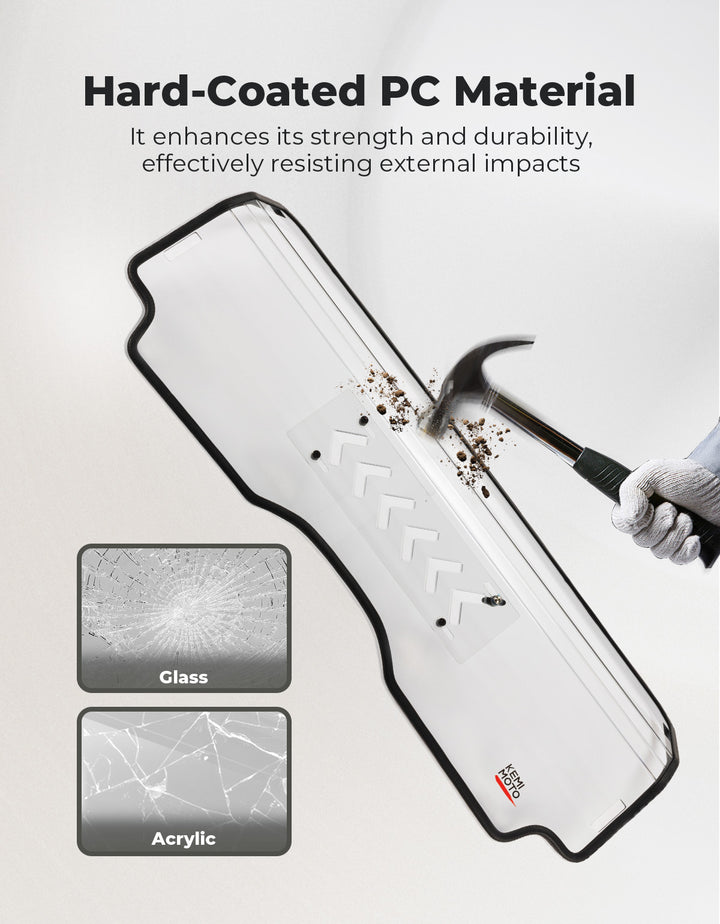 Rear Windshield w/Sliding Window for 2023+ CFMOTO ZForce 950 Sport | 800Trail - Kemimoto