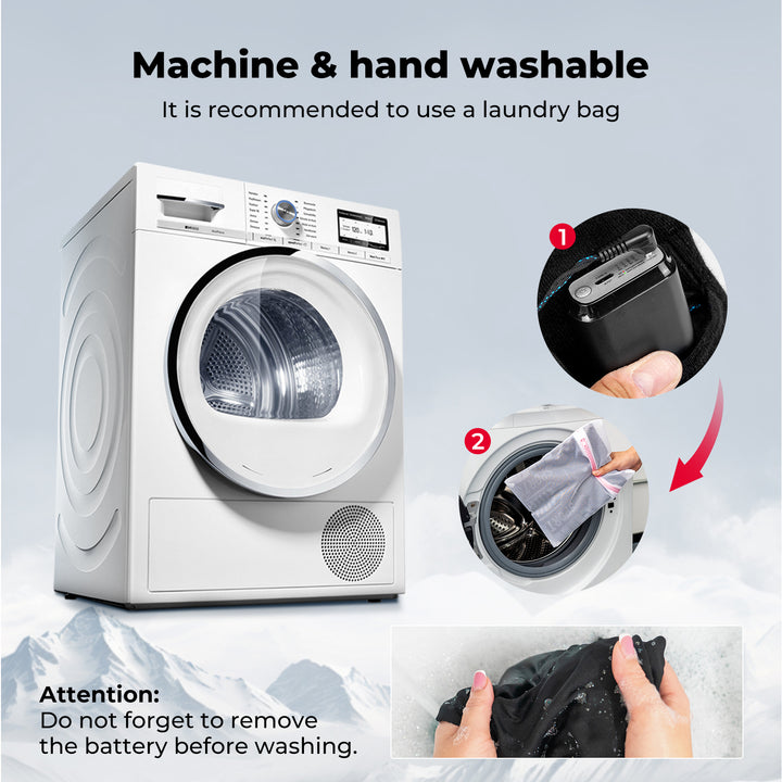 machine-washable heated vest