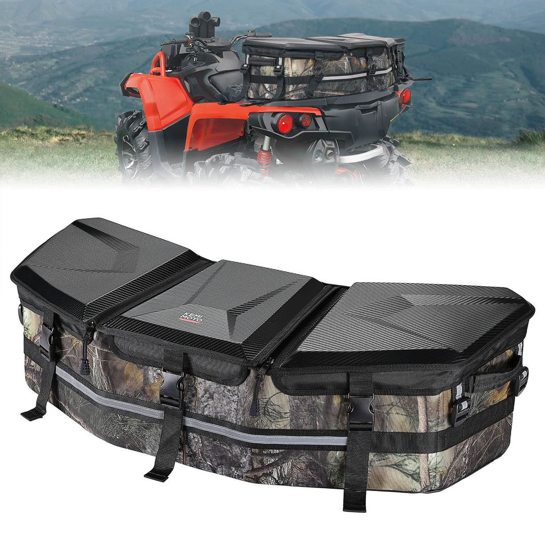 Upgraded 50L ATV Cargo Bag – Front/Rear Rack Cooler & Storage Box, Fits Can-Am X3, Outlander, Renegade 500–1000 - Kemimoto