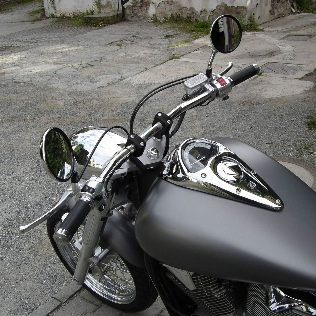 1 Inch Aluminum Handlebar Risers, Universal fit for Motorcycle/ATV Dirt Bike - Kemimoto