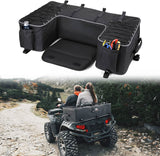 Upgraded ATV 55L Rear Seat Storage Bag with Built-In Frame & Removable Cushion