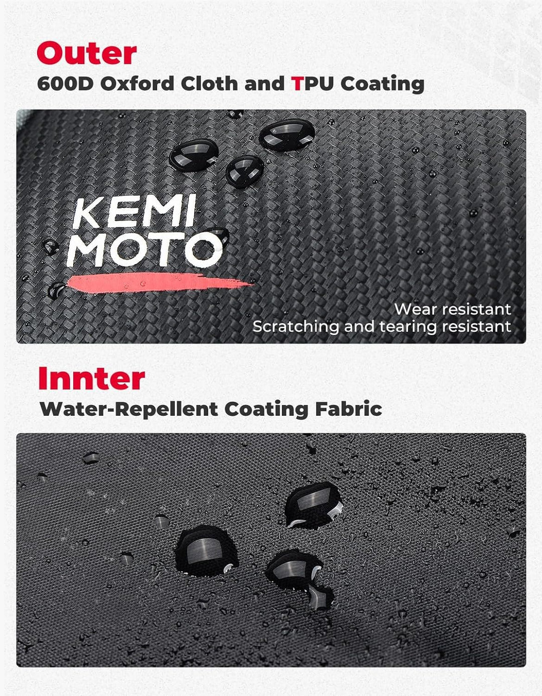 UTV Storage Bags Side Tool Bags for Polaris RZR XP 1000/4 2024-2025 - Kemimoto