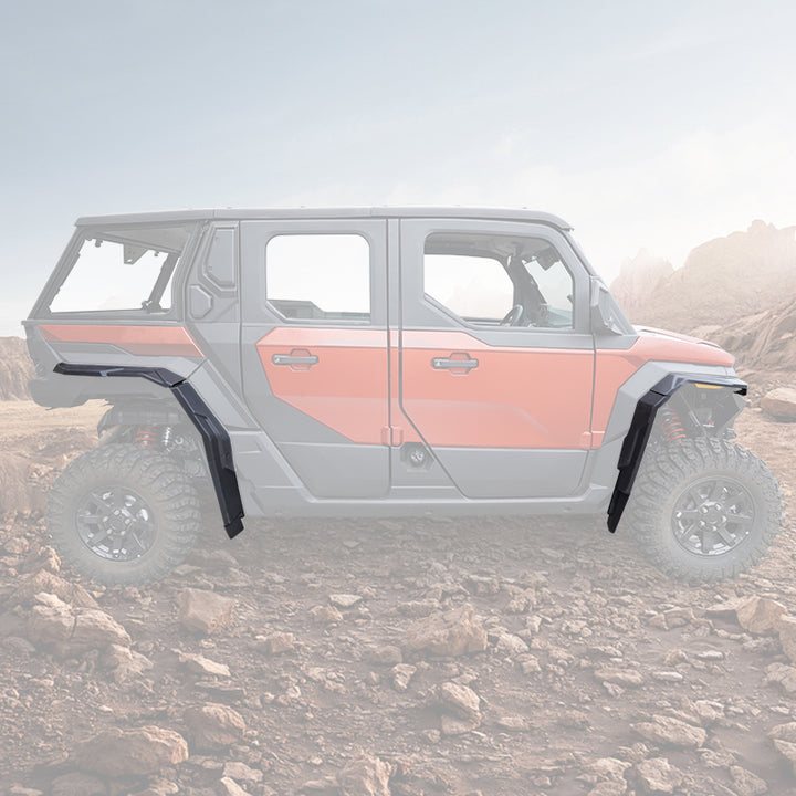 Front and Rear Fender Flares for Polaris Xpedition XP XP5/ ADV ADV5 2024+ - Kemimoto