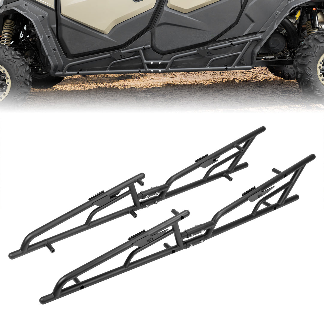 Nerf Bars Rock Sliders with Step Function for CFMOTO ZForce 950 Sport-4 - Kemimoto