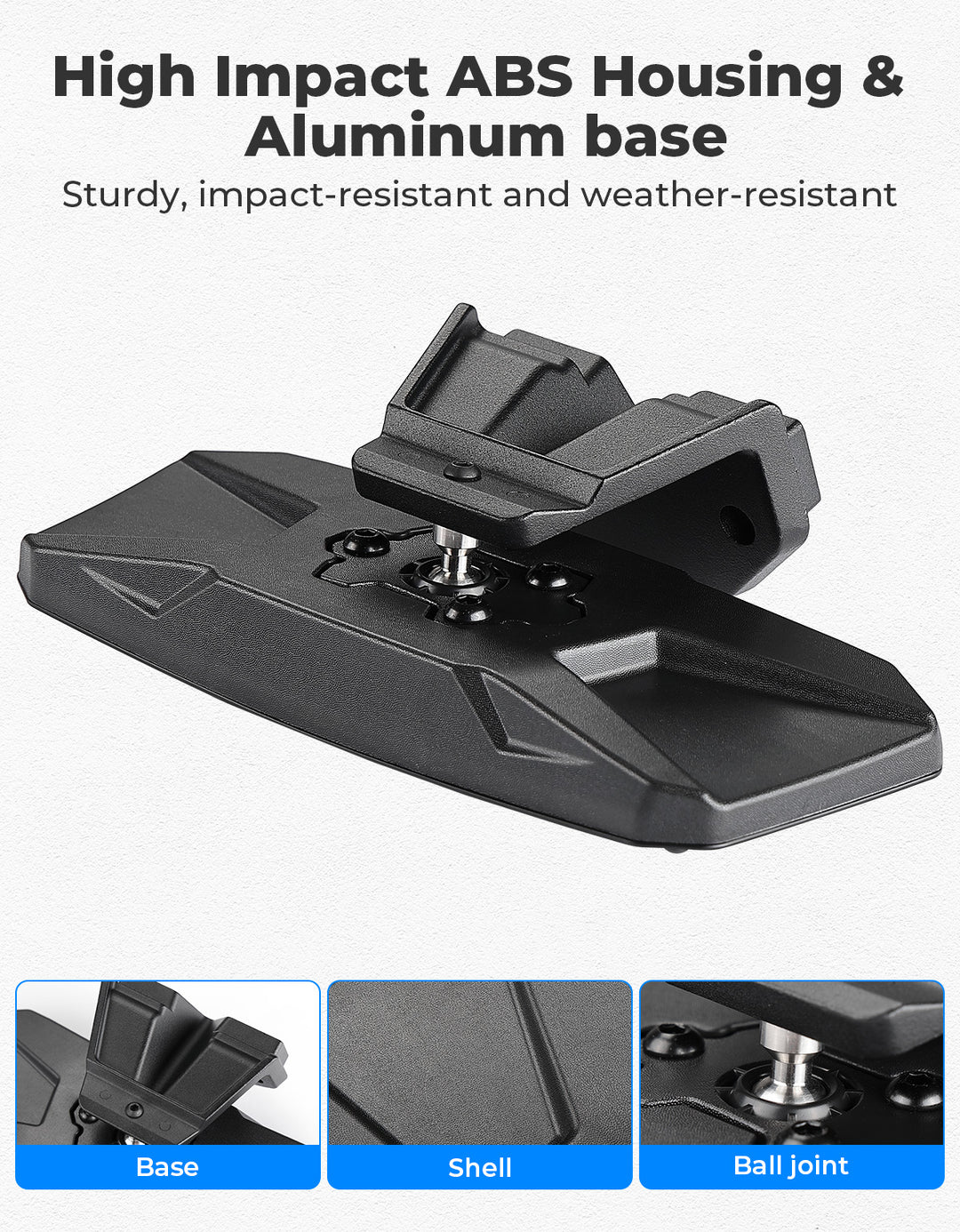 10.2'' Width Center Mirror for Polaris XPEDITION XP/XP 5/ ADV/ADV 5 - Kemimoto