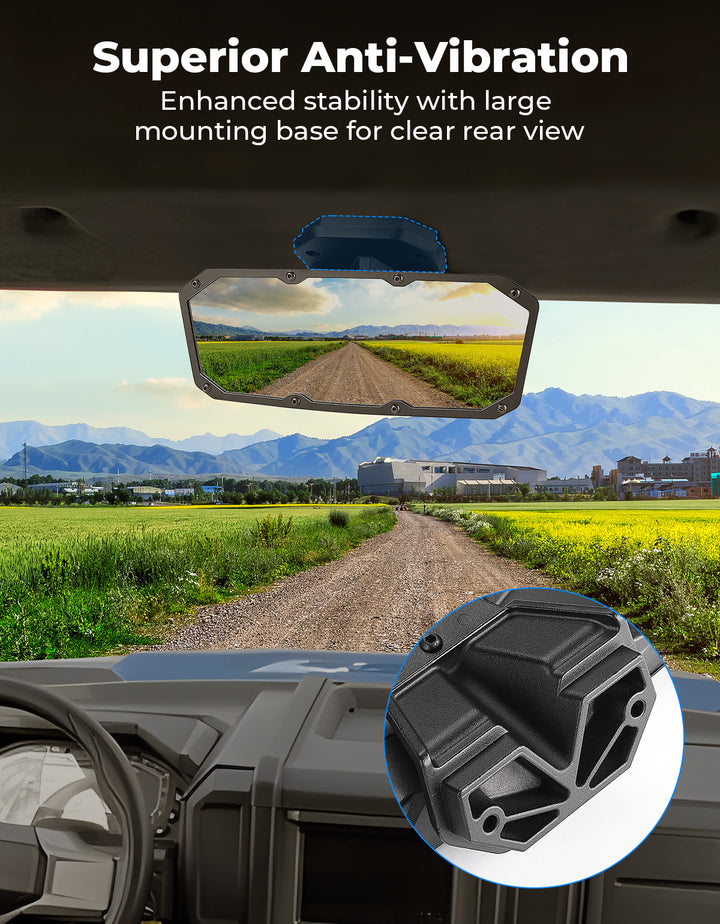 10.2'' Width Center Mirror for Polaris XPEDITION XP/XP 5/ ADV/ADV 5 - Kemimoto