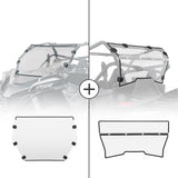 Parabrisas delantero completo y trasero resistente a rayones para CFMOTO ZForce 950