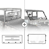 Parabrisas delantero y trasero ventilado deslizante Airflow para CFMOTO UFORCE 1000