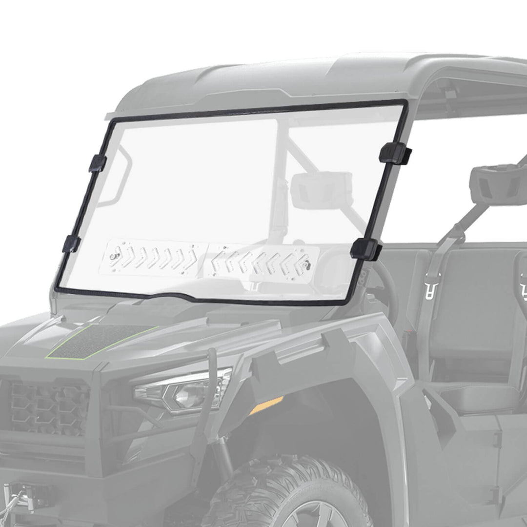 Vented Front Full Windshield for Tracker 800SX | Arctic Cat Prowler Pro - Kemimoto